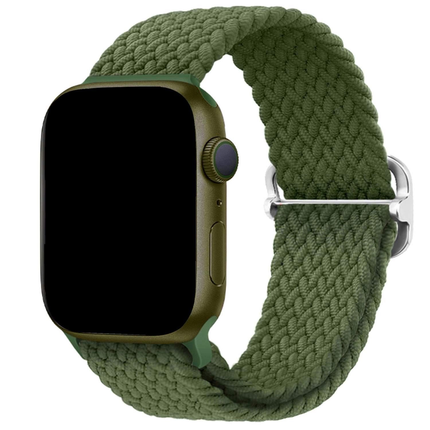 Bracelet à boucle tressée en nylon Weavy Apple Watch