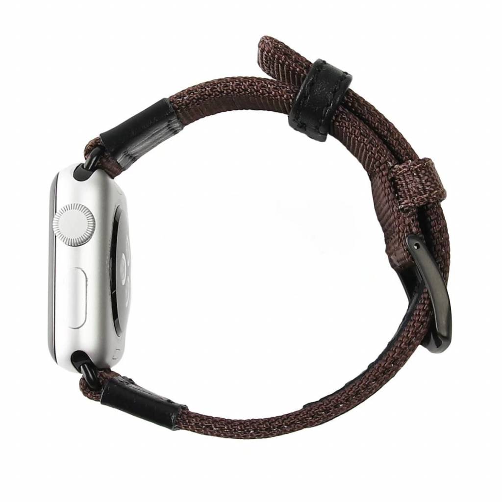 Bracelet nylon militaire Apple Watch - marron