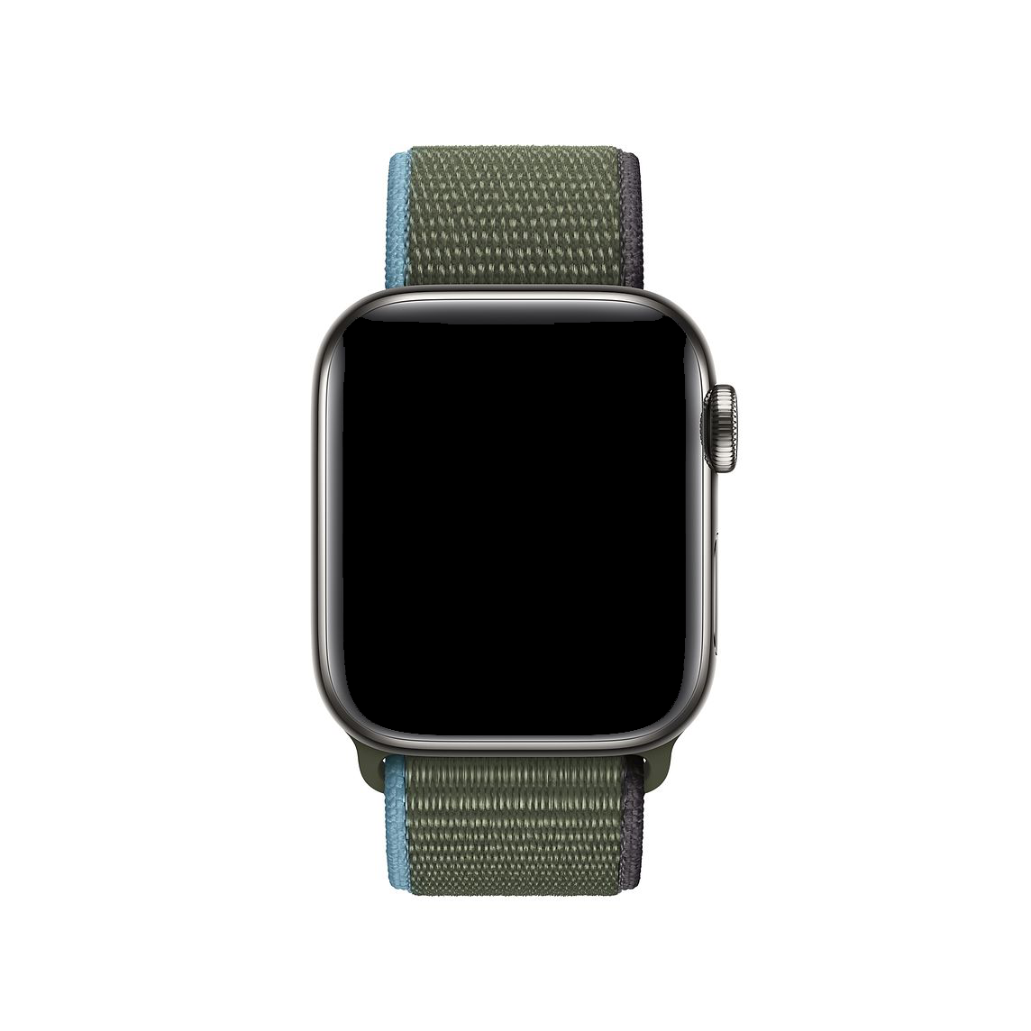 Bracelet boucle sport en nylon Apple Watch - inverness green