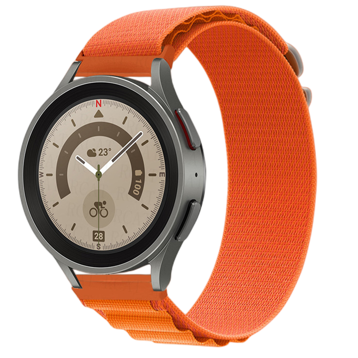 Bracelet Alpine en nylon Samsung Galaxy Watch - orange