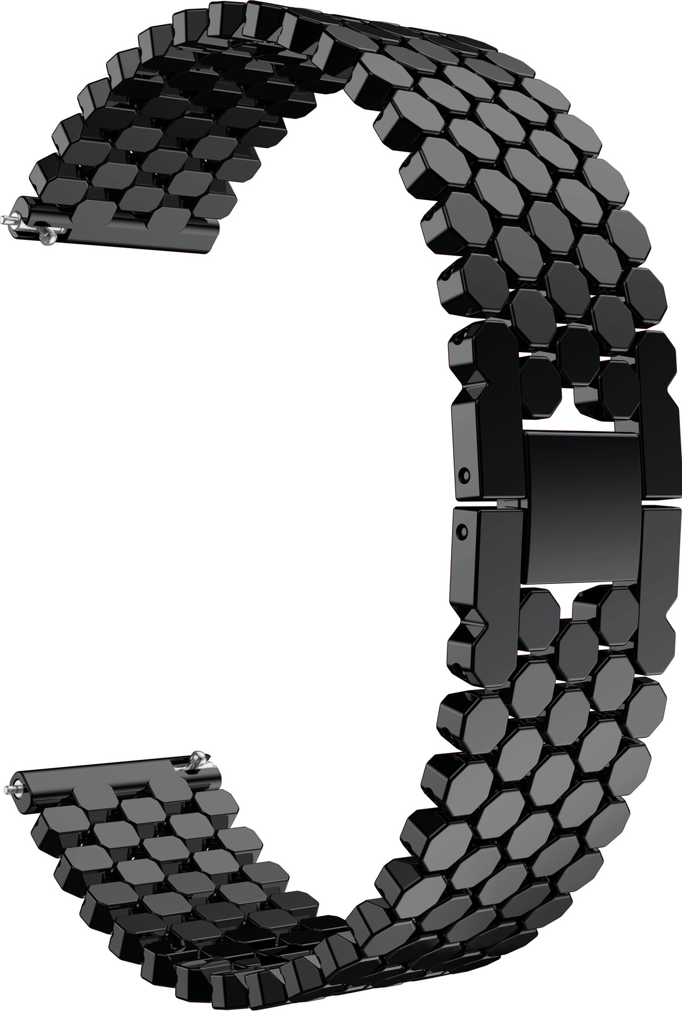 Bracelet acier poisson Samsung Galaxy Watch - noir