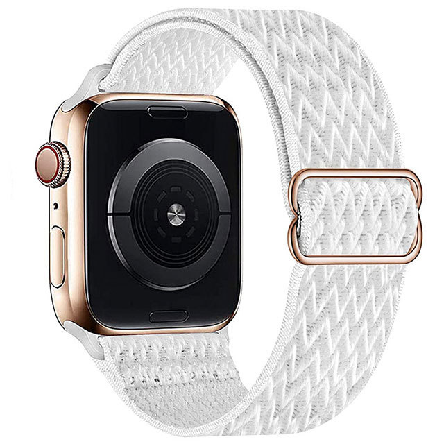 Bracelet nylon solo Apple Watch - blanc