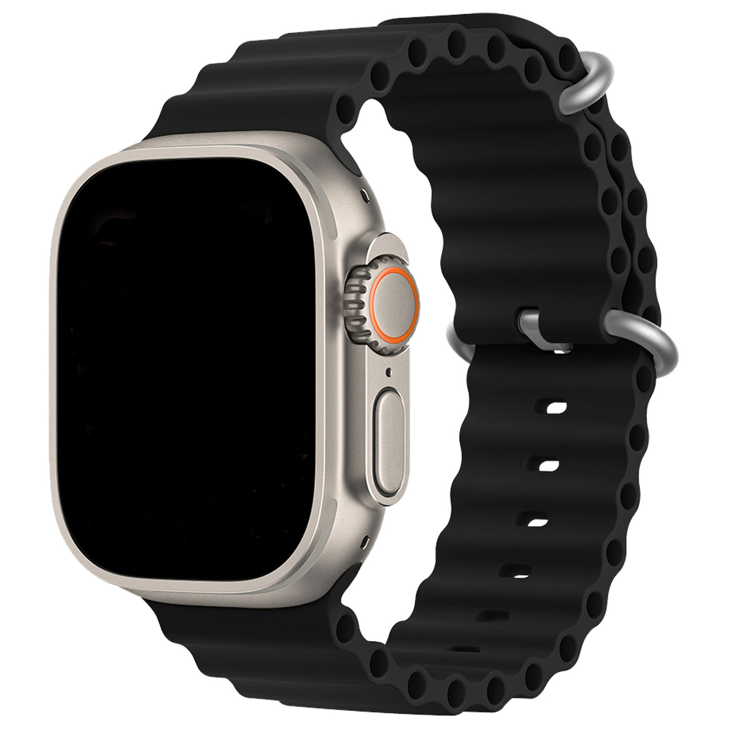 Bracelet sport Océan Apple Watch - noir