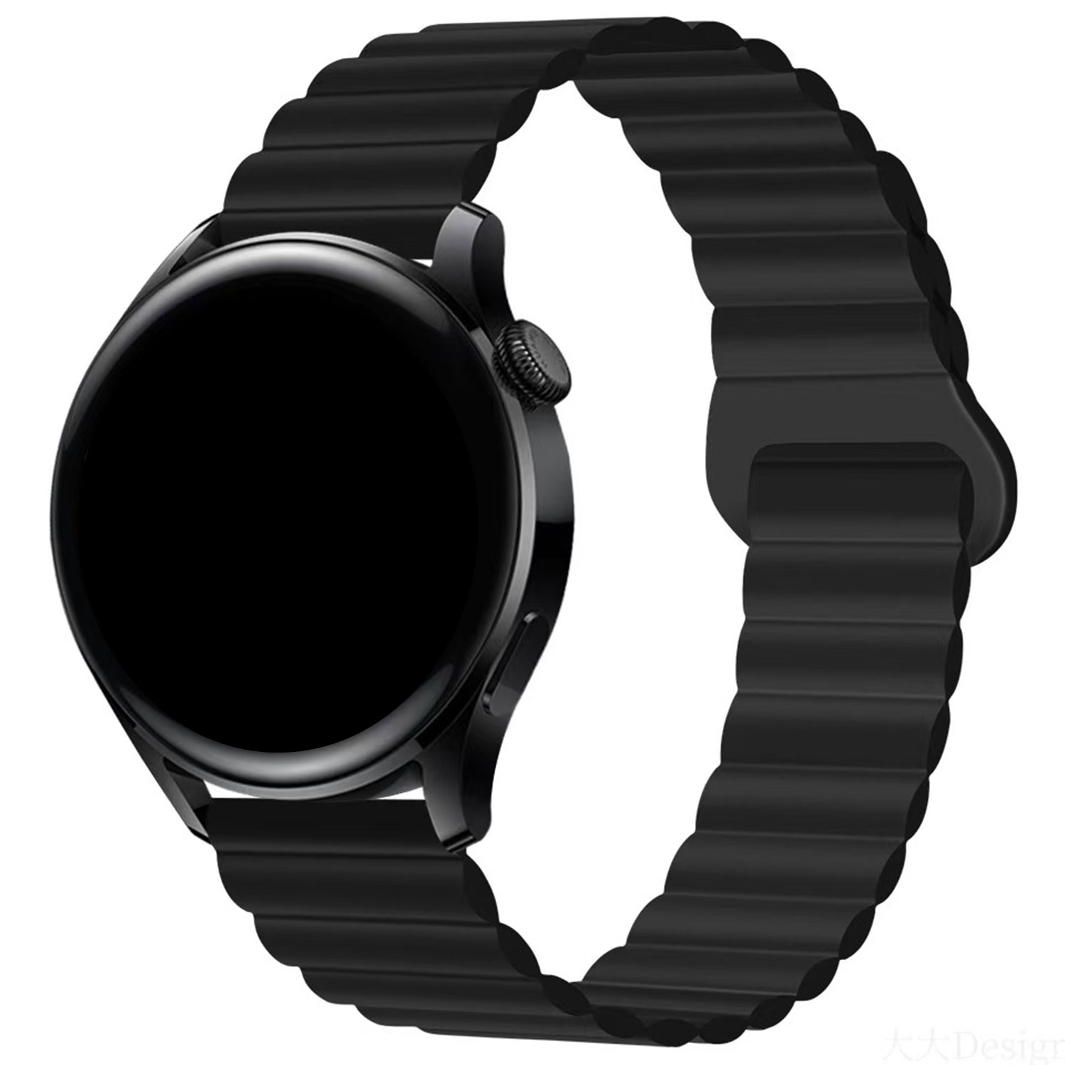 Bracelet magnétique en silicone Samsung Galaxy Watch 6 - noir