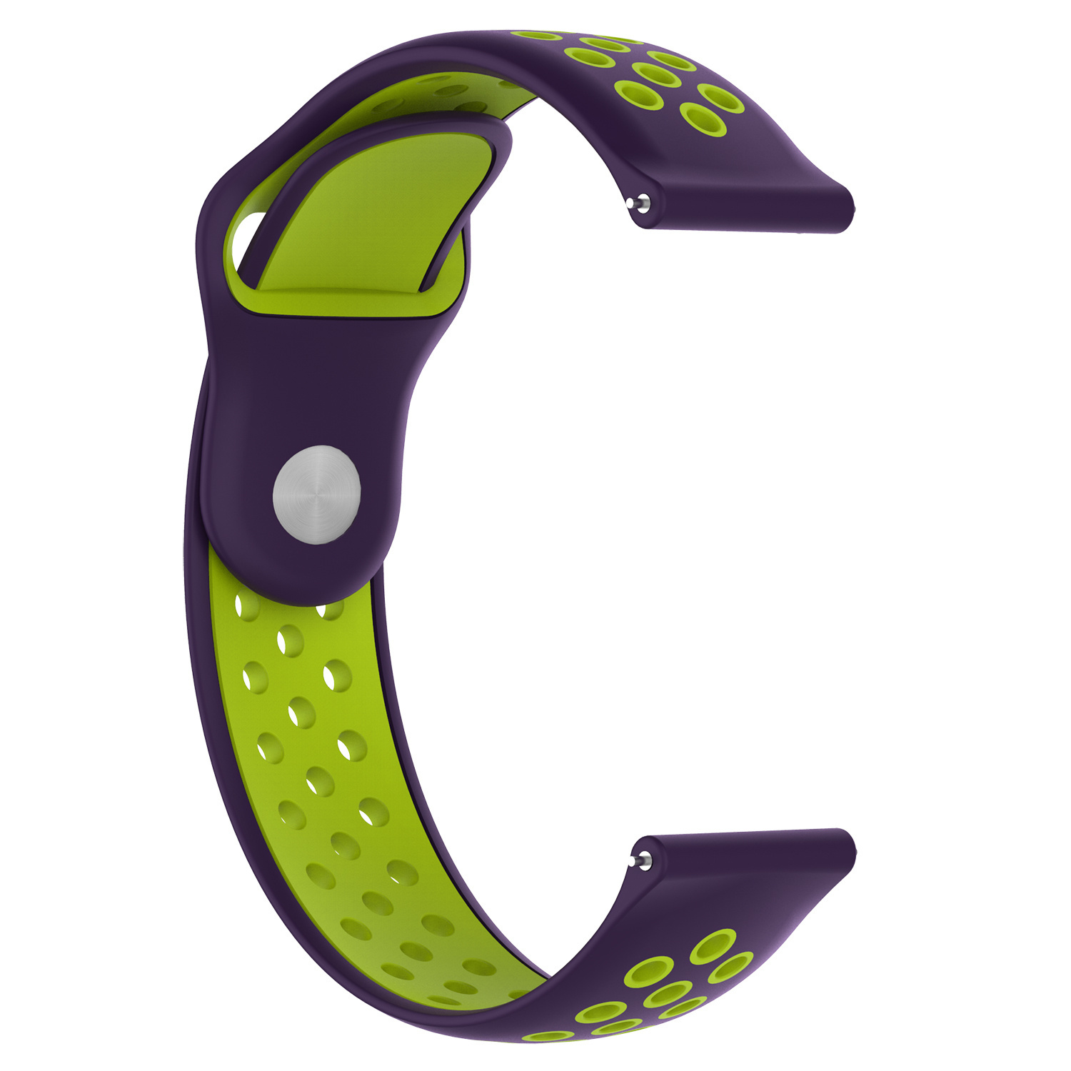 Bracelet sport double Samsung Galaxy Watch - violet vert