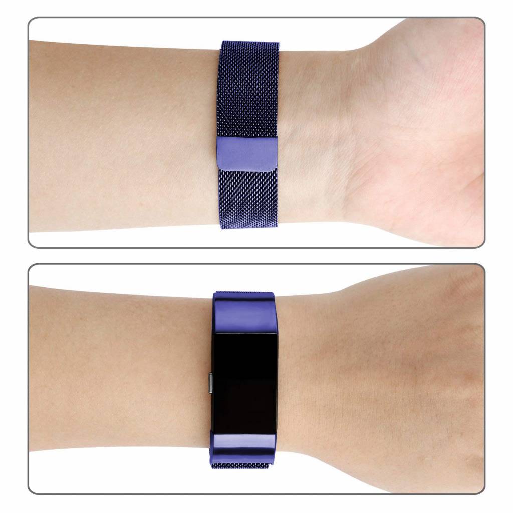 Bracelet milanais Fitbit Charge 2 - bleu
