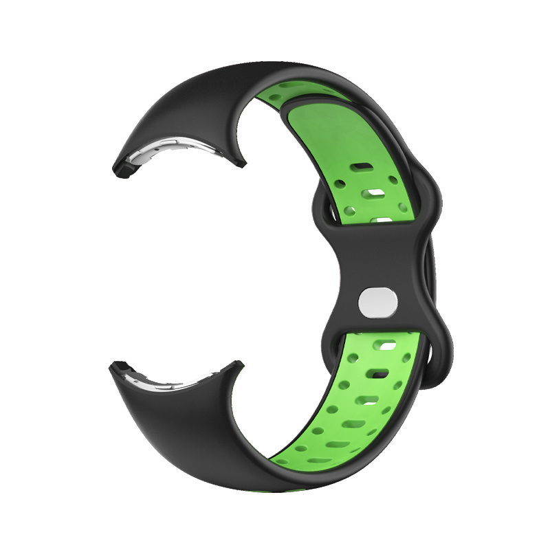 Bracelet sport double Google Pixel Watch - noir vert