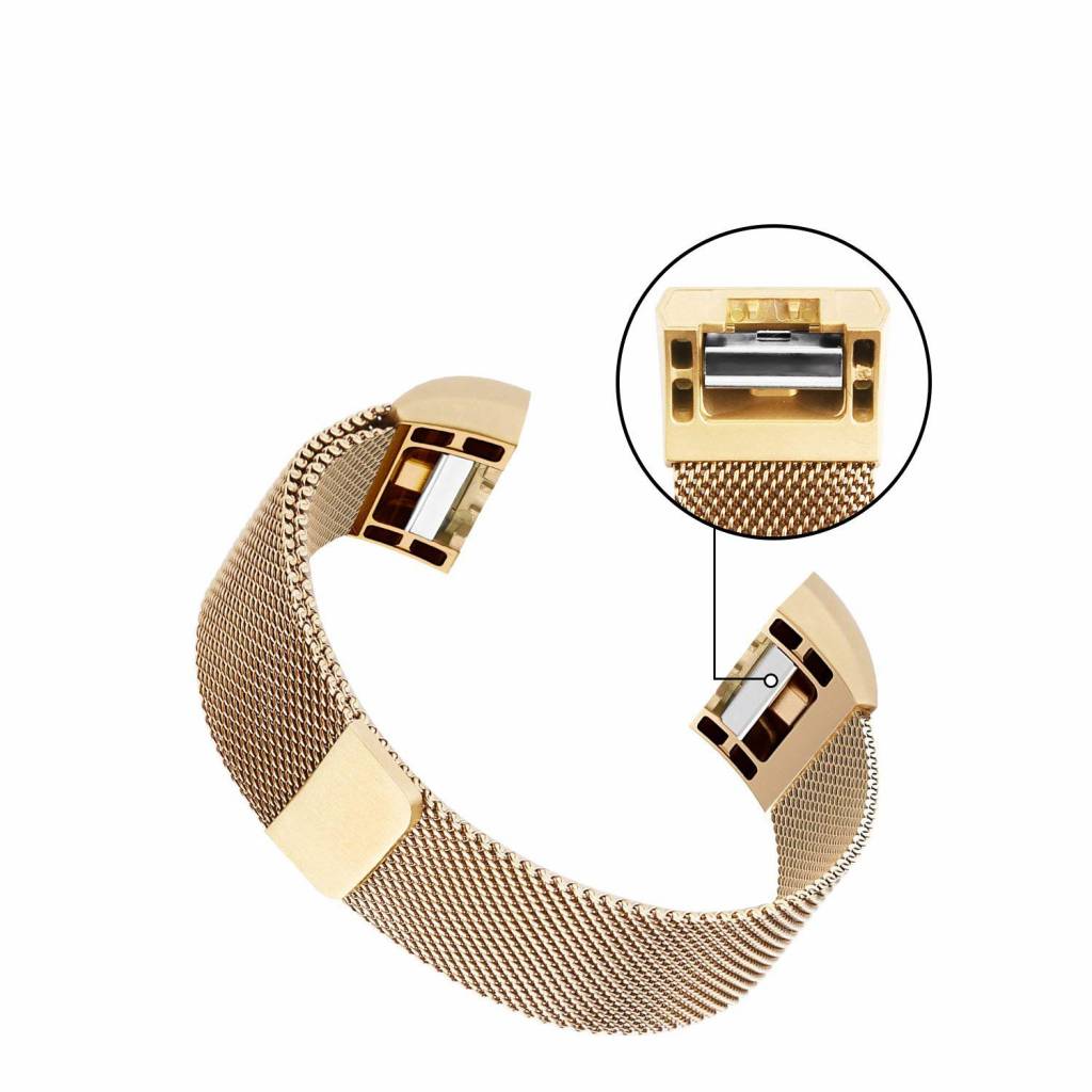Bracelet milanais Fitbit Charge 2 - or