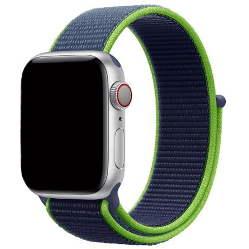 Bracelet boucle sport en nylon Apple Watch - neon lime