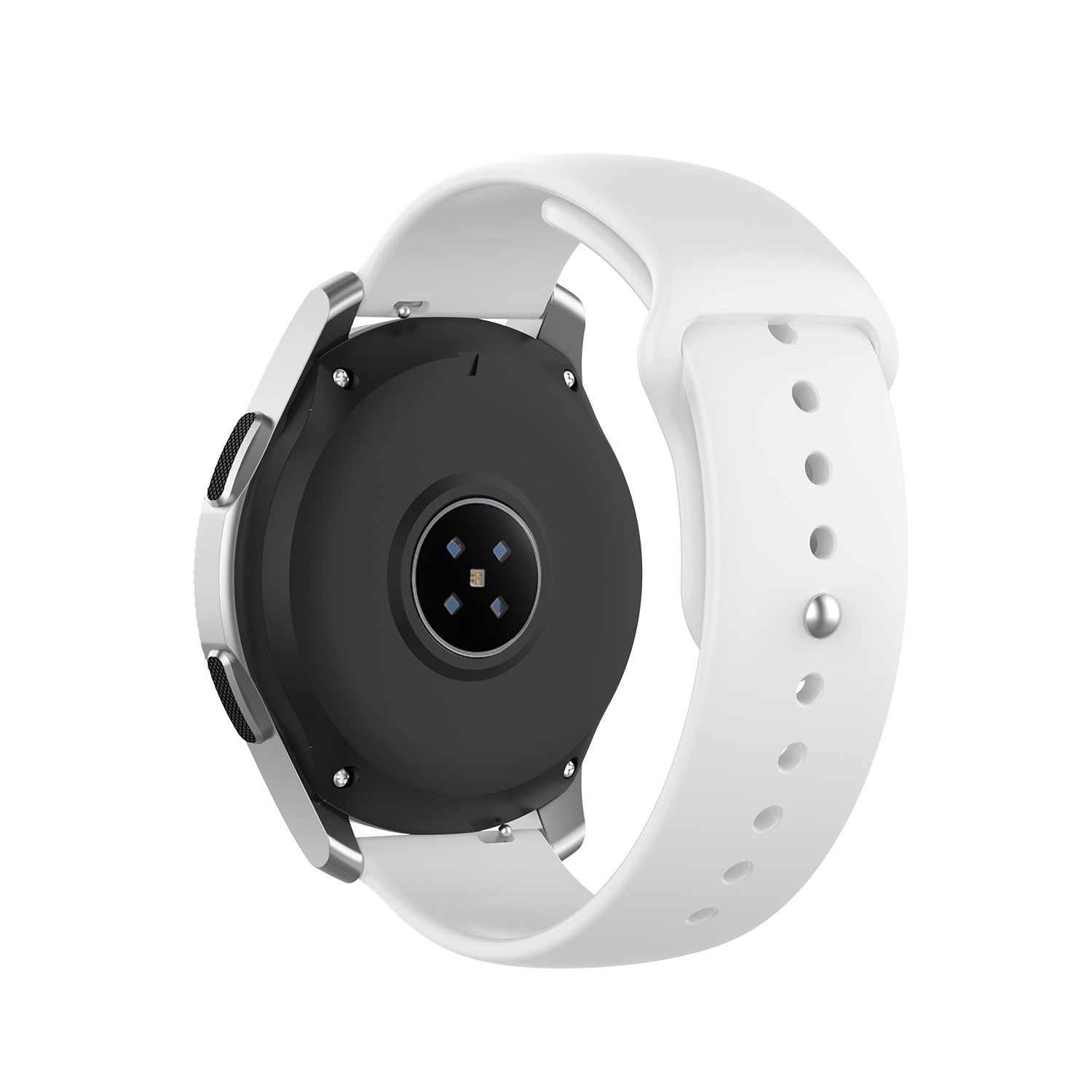 Bracelet sport en silicone Huawei Watch GT - blanc