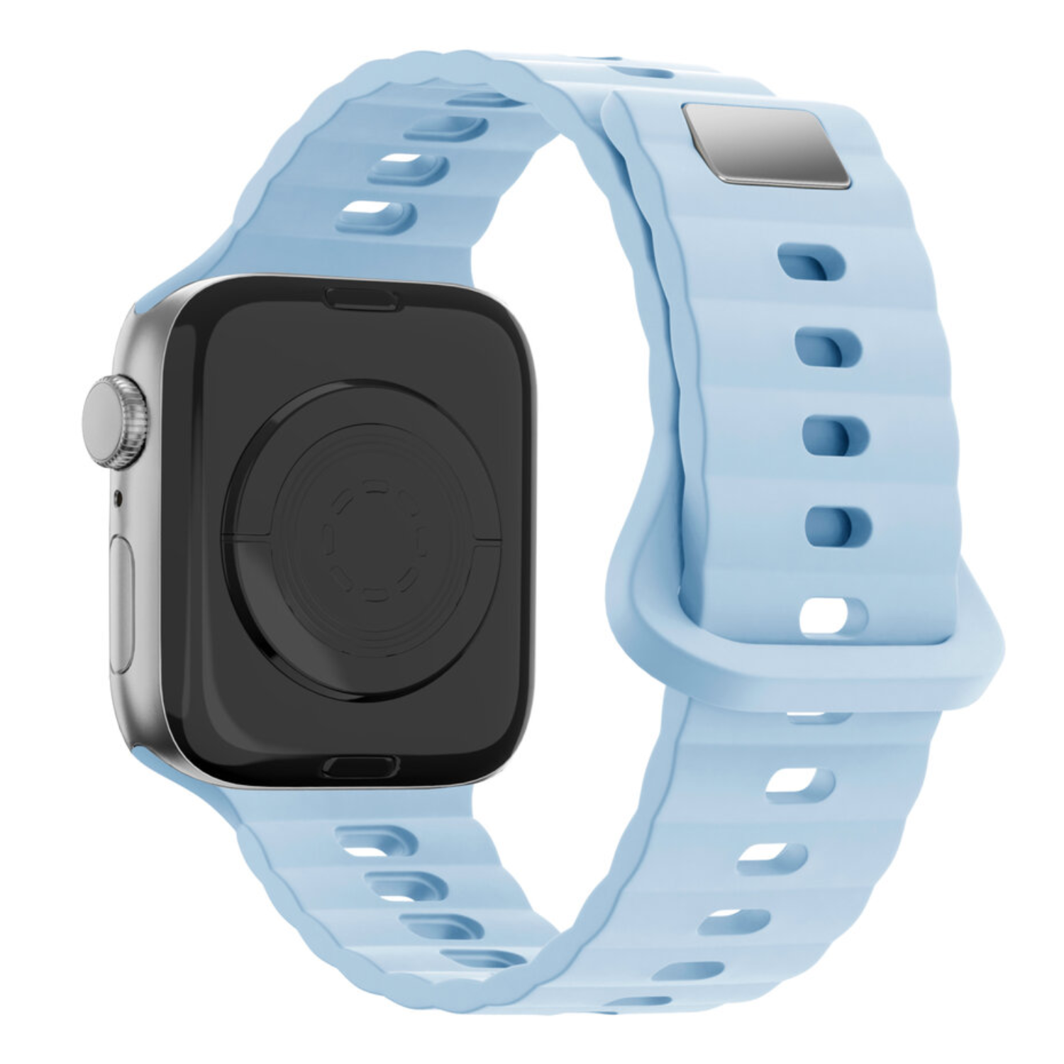 Bracelet silicone Wave Apple Watch - Bleu