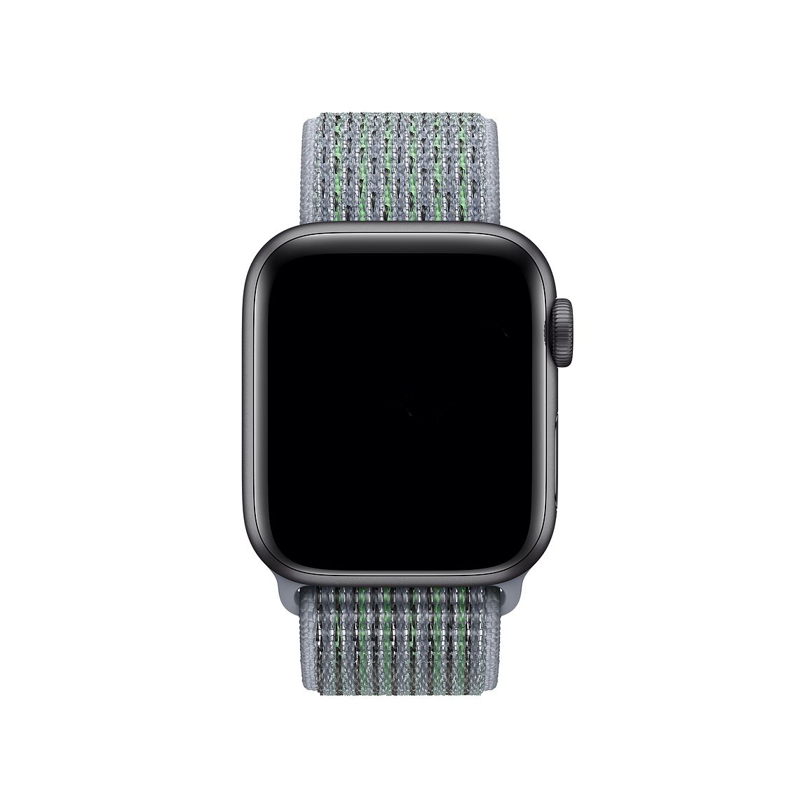 Bracelet boucle sport en nylon Apple Watch sportif - brume obsidienne