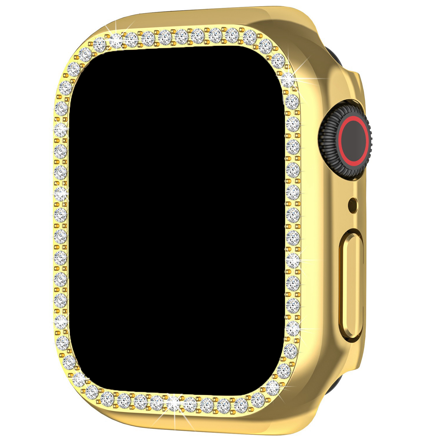 Étui diamant Apple Watch - or