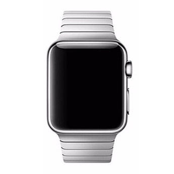 Bracelet acier maillons Apple Watch - argent