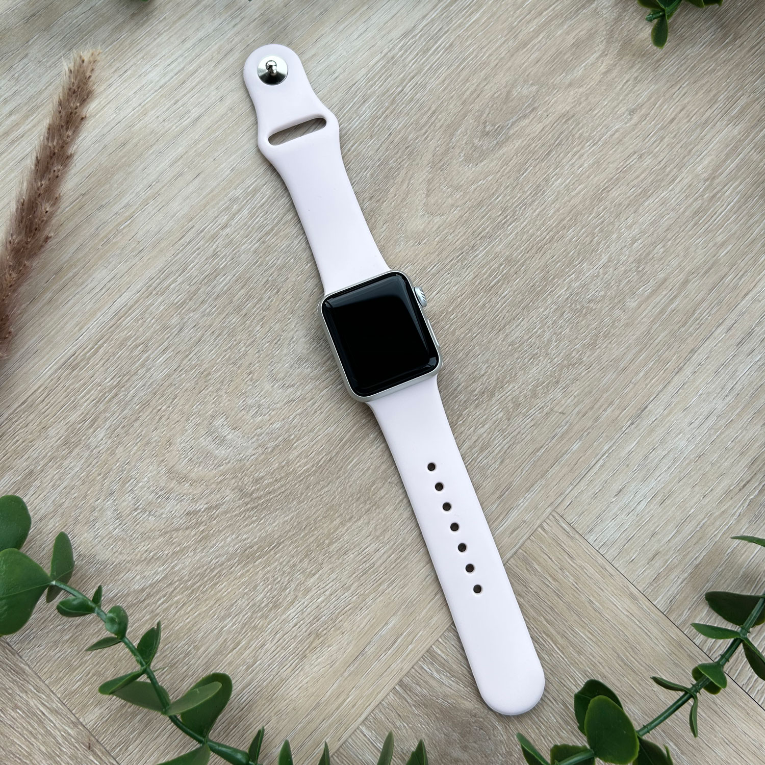 Bracelet sport Apple Watch - rose pâle