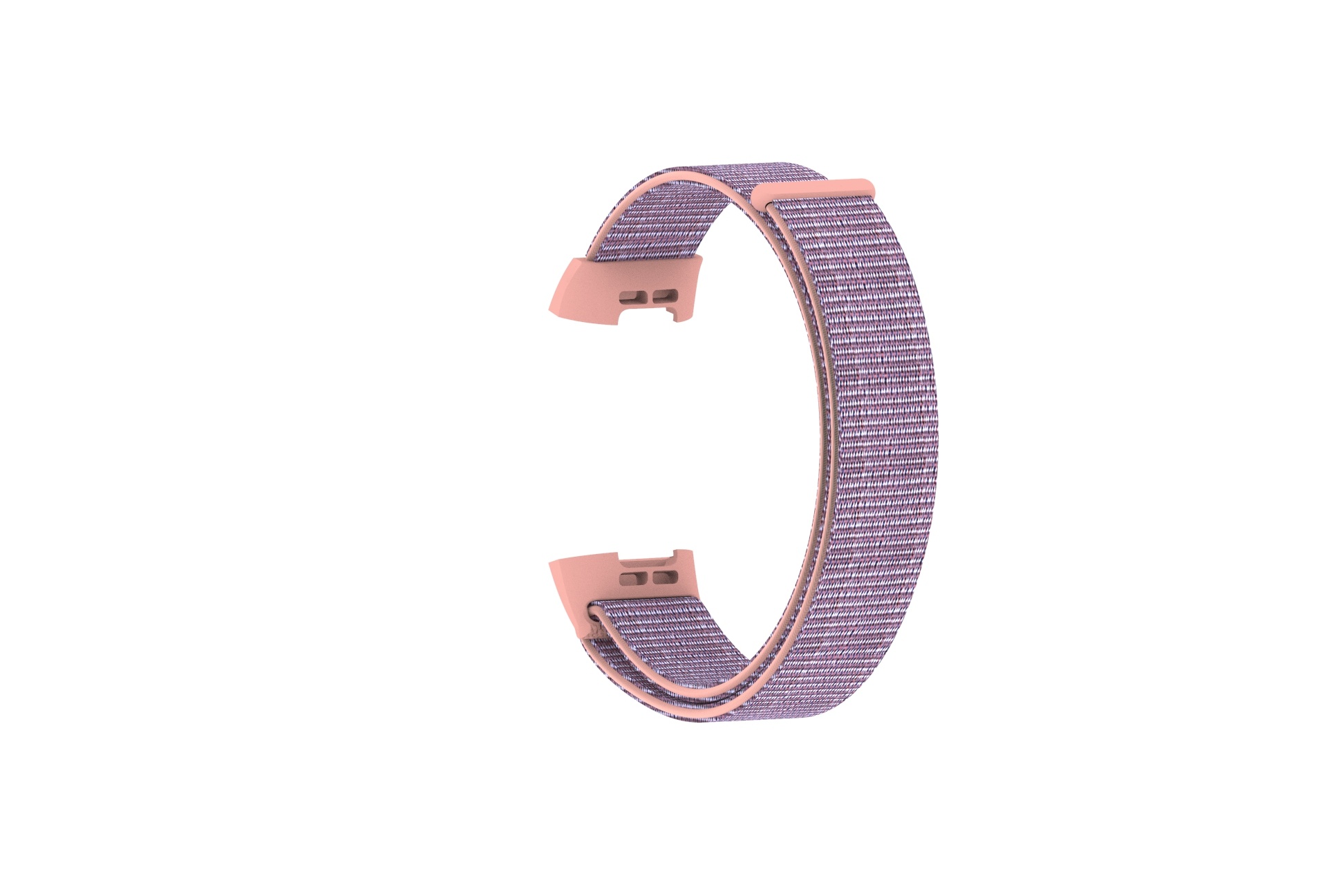 Bracelet boucle sport en nylon Fitbit Charge 3 & 4 - sable rose