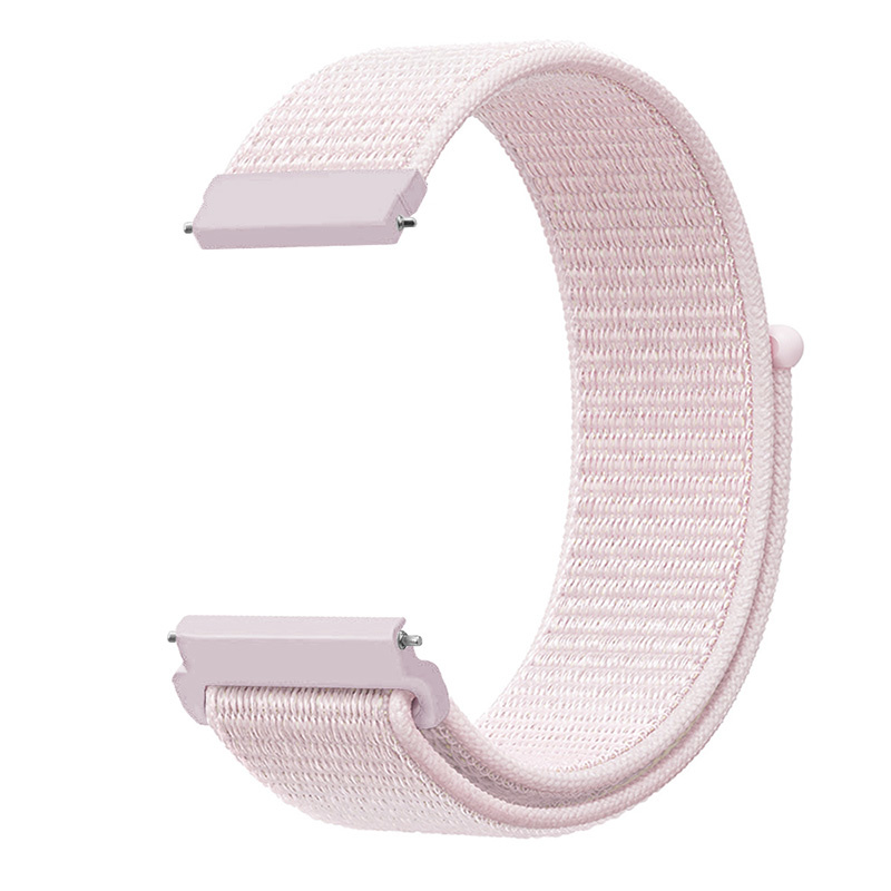 Bracelet boucle sport en nylon Samsung Galaxy Watch - rose perle