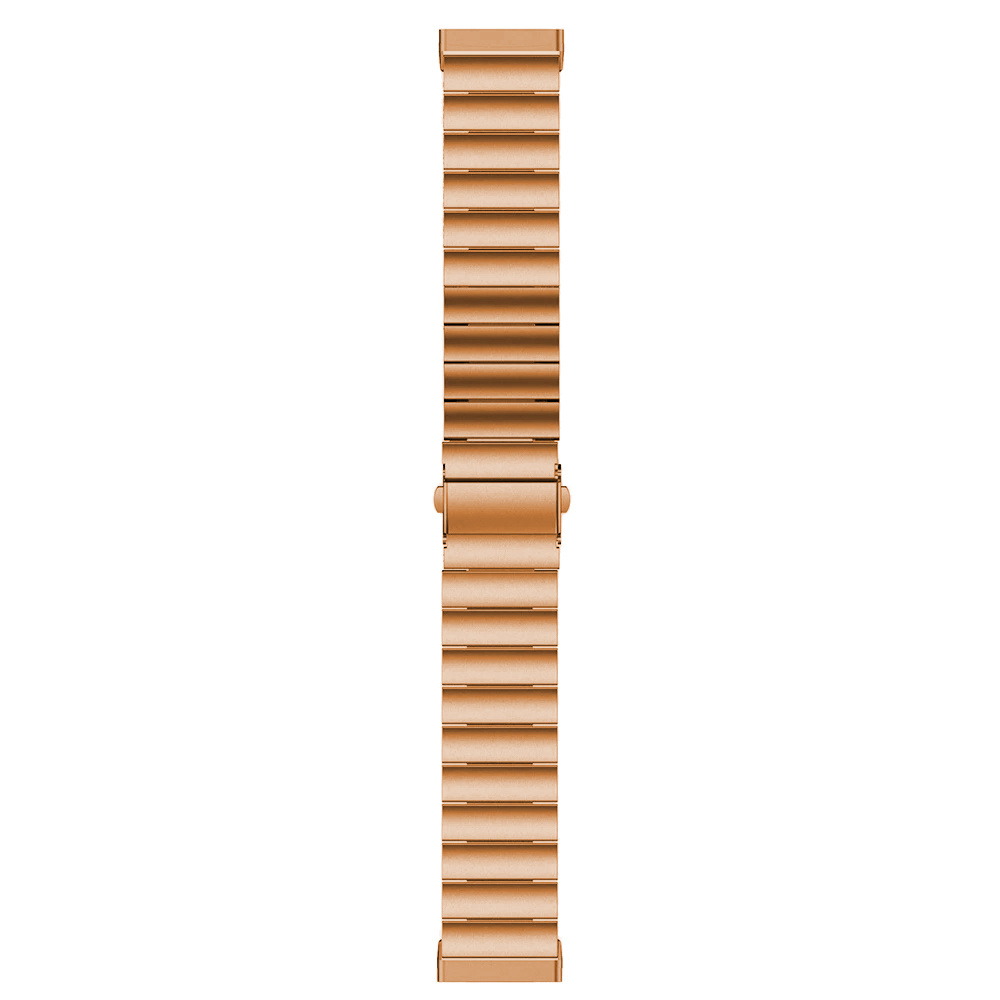Bracelet acier maillons Fitbit Versa 3 / Sense - or rose
