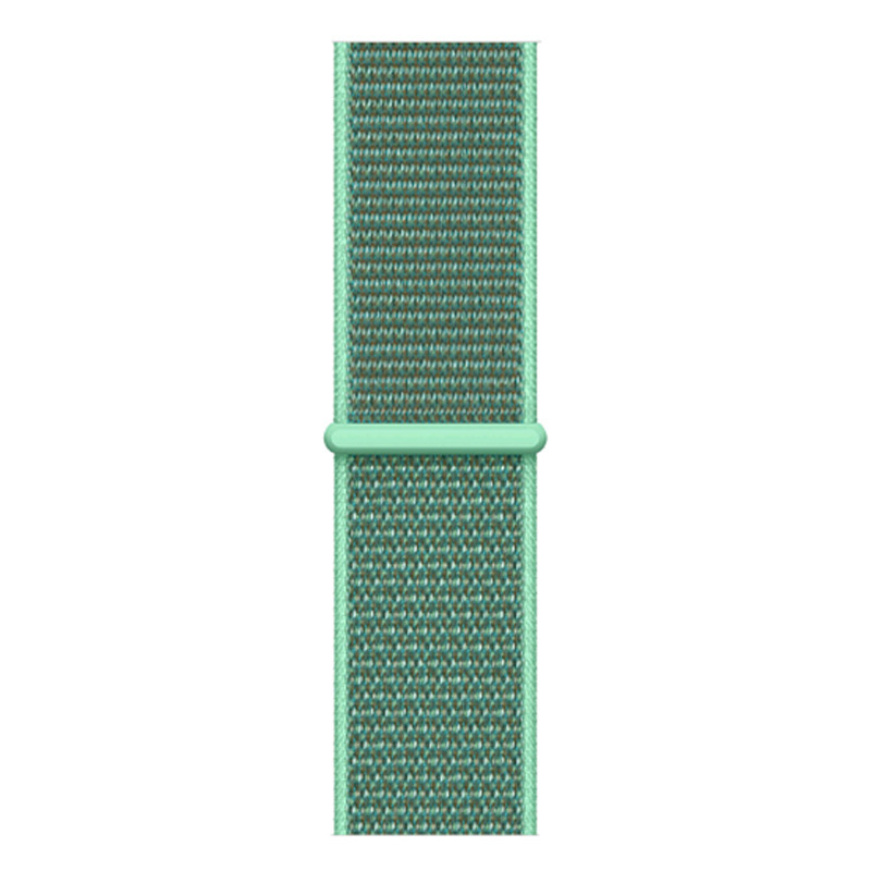 Bracelet boucle sport en nylon Apple Watch - vert menthe