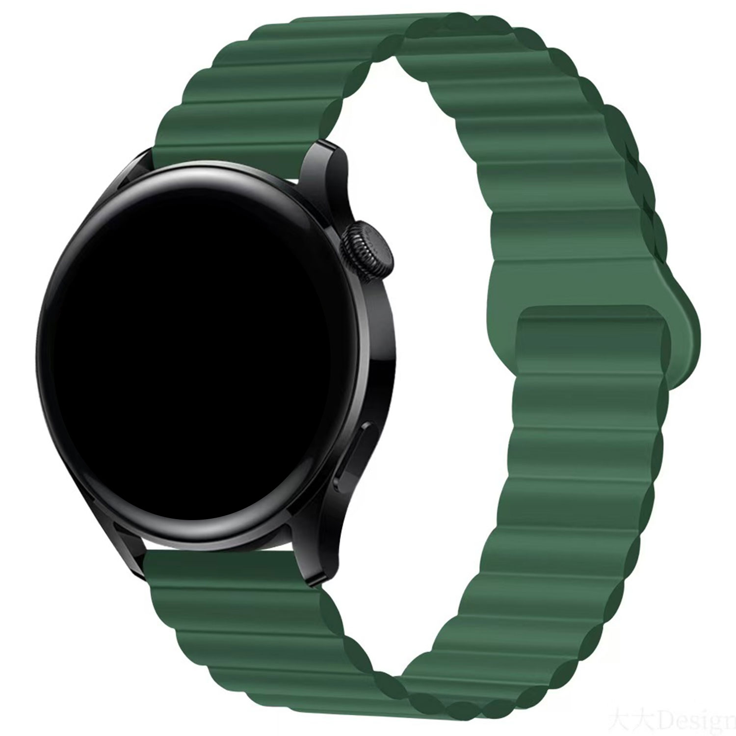 Bracelet magnétique en silicone Samsung Galaxy Watch 4 Classic - vert