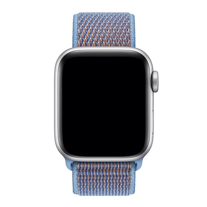 Bracelet boucle sport en nylon Apple Watch - cerulean