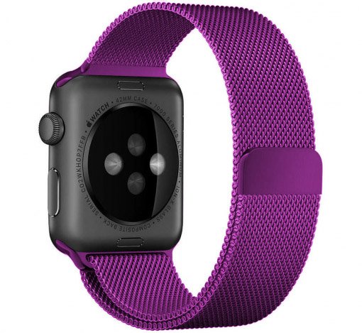 Bracelet milanais Apple Watch - violet