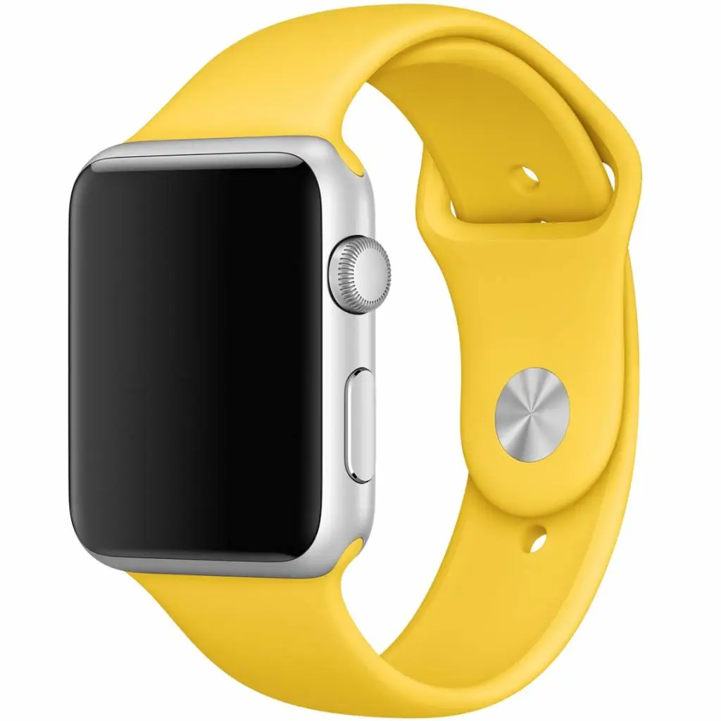 Bracelet jaune best sale apple watch