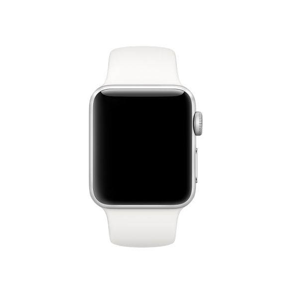 Bracelet sport Apple Watch - blanc doux