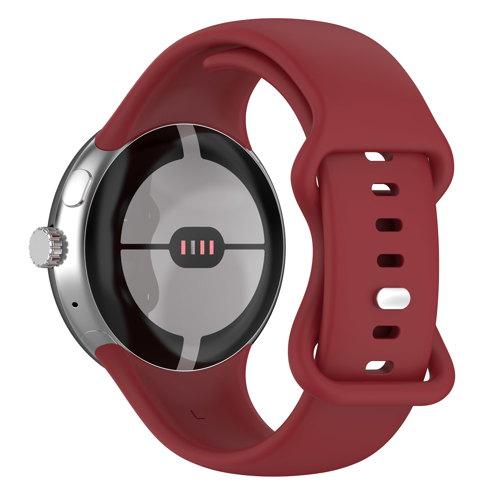 Bracelet sport Google Pixel Watch - rouge vin