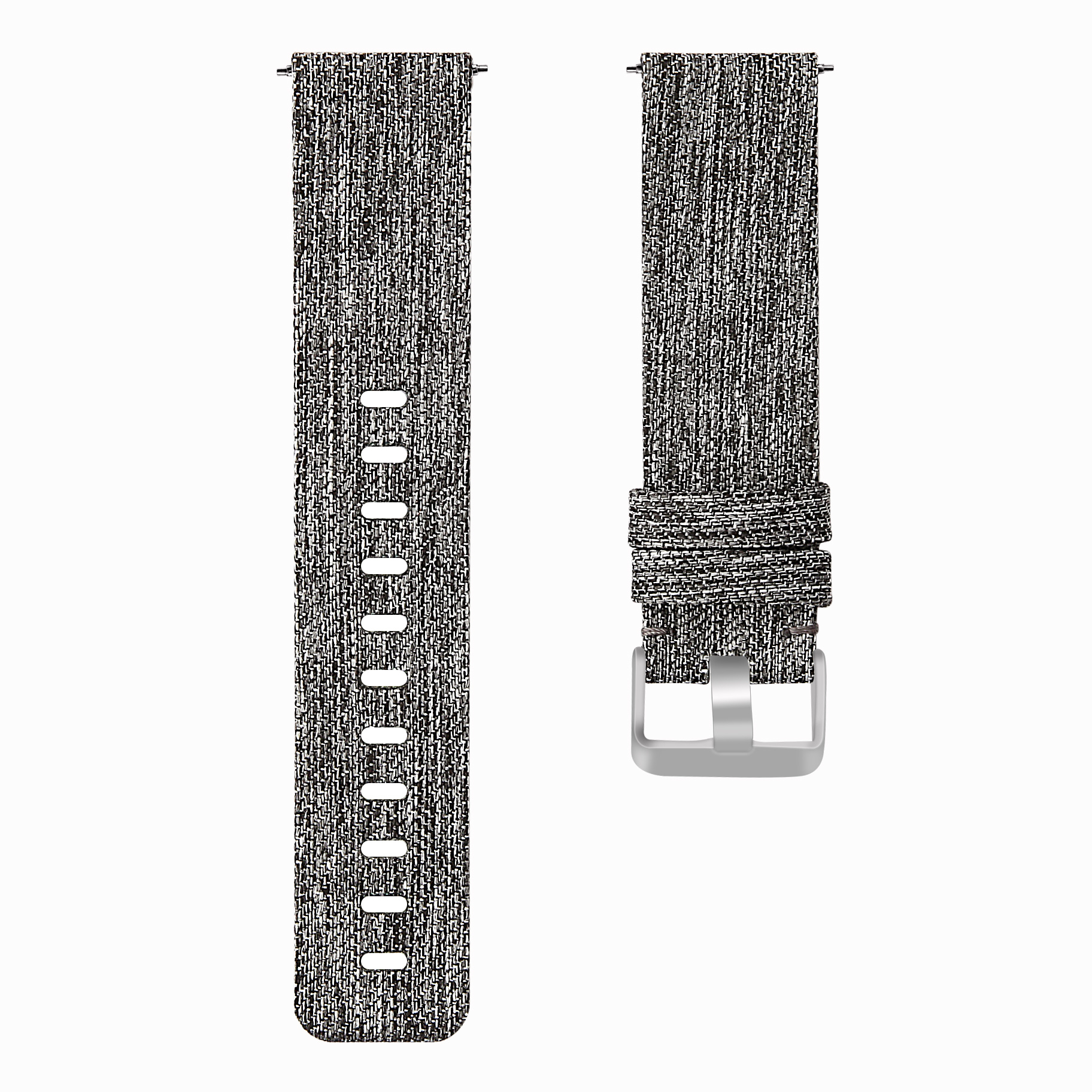 Bracelet boucle sport en nylon Fitbit Versa - gris foncé