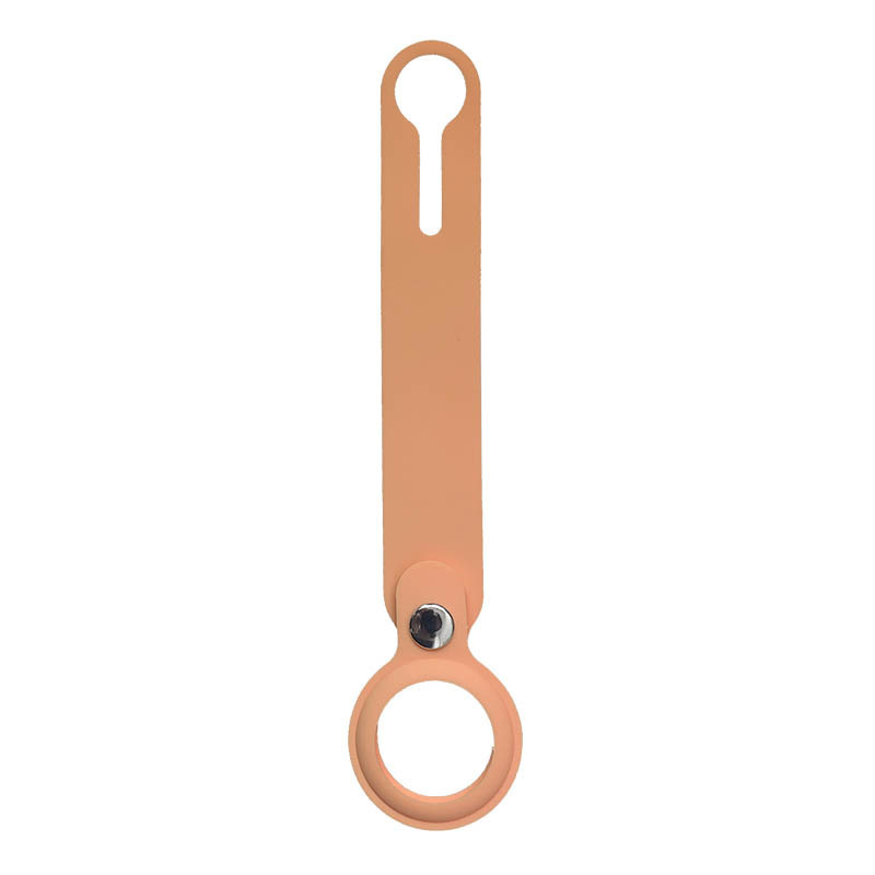 Porte-clés boucle en silicone AirTag - beige
