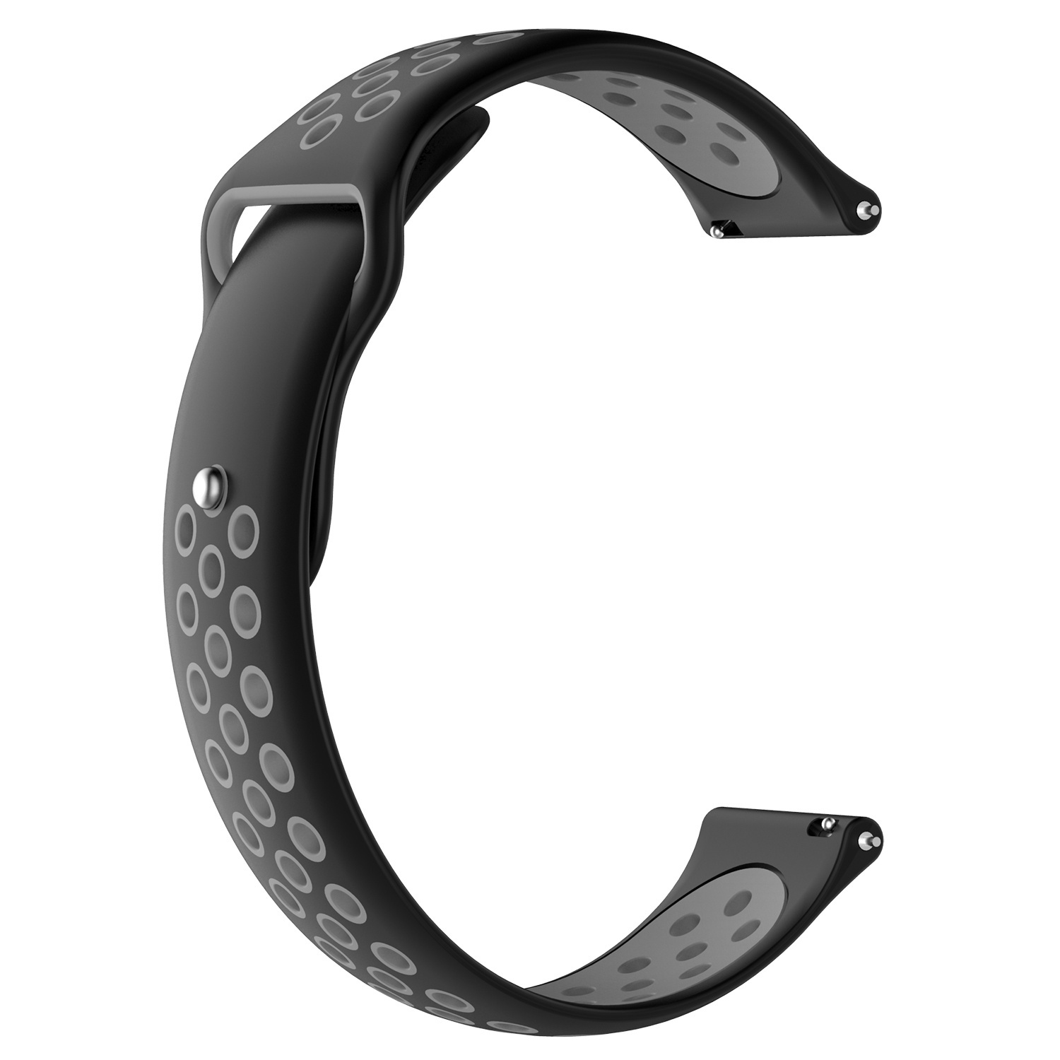 Bracelet sport double Samsung Galaxy Watch - noir gris