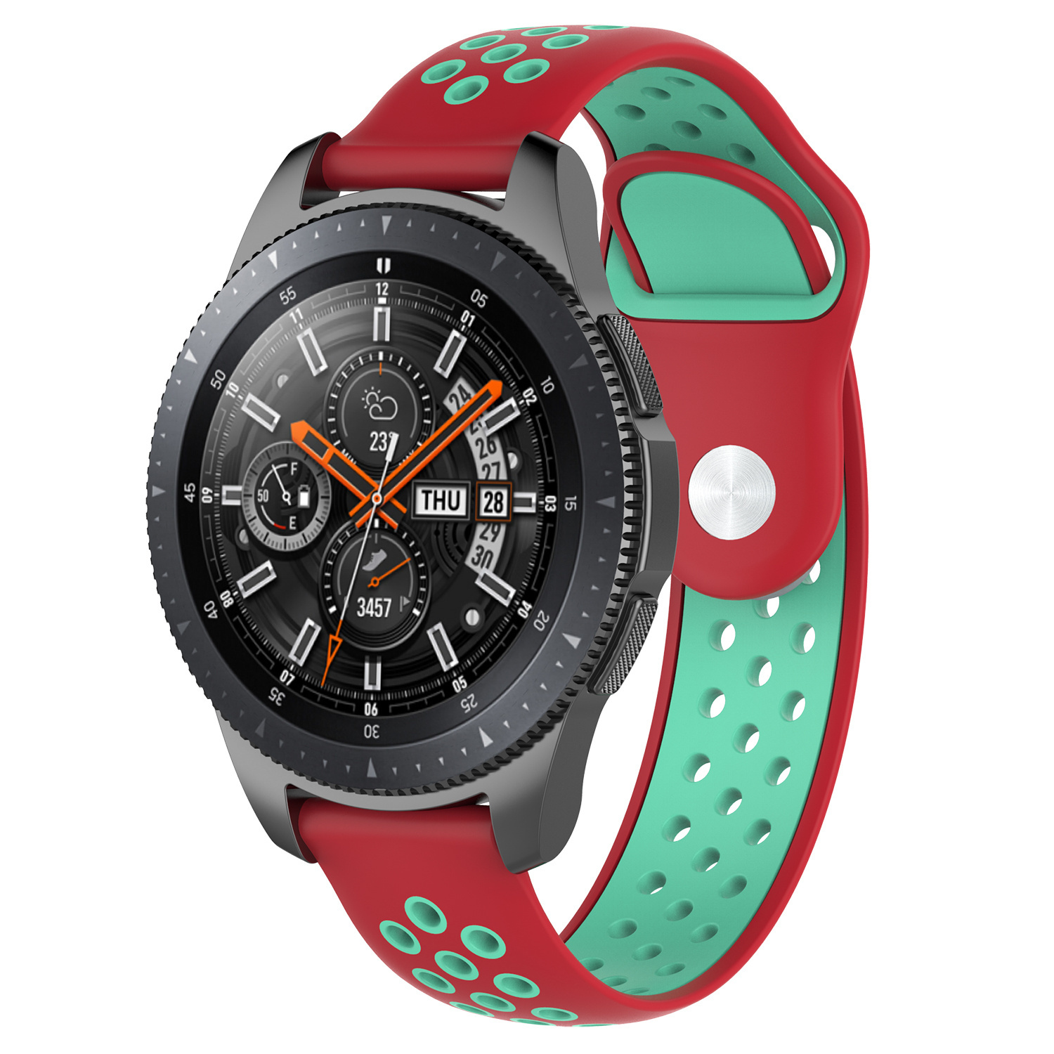 Bracelet sport double Huawei Watch GT - rouge sarcelle