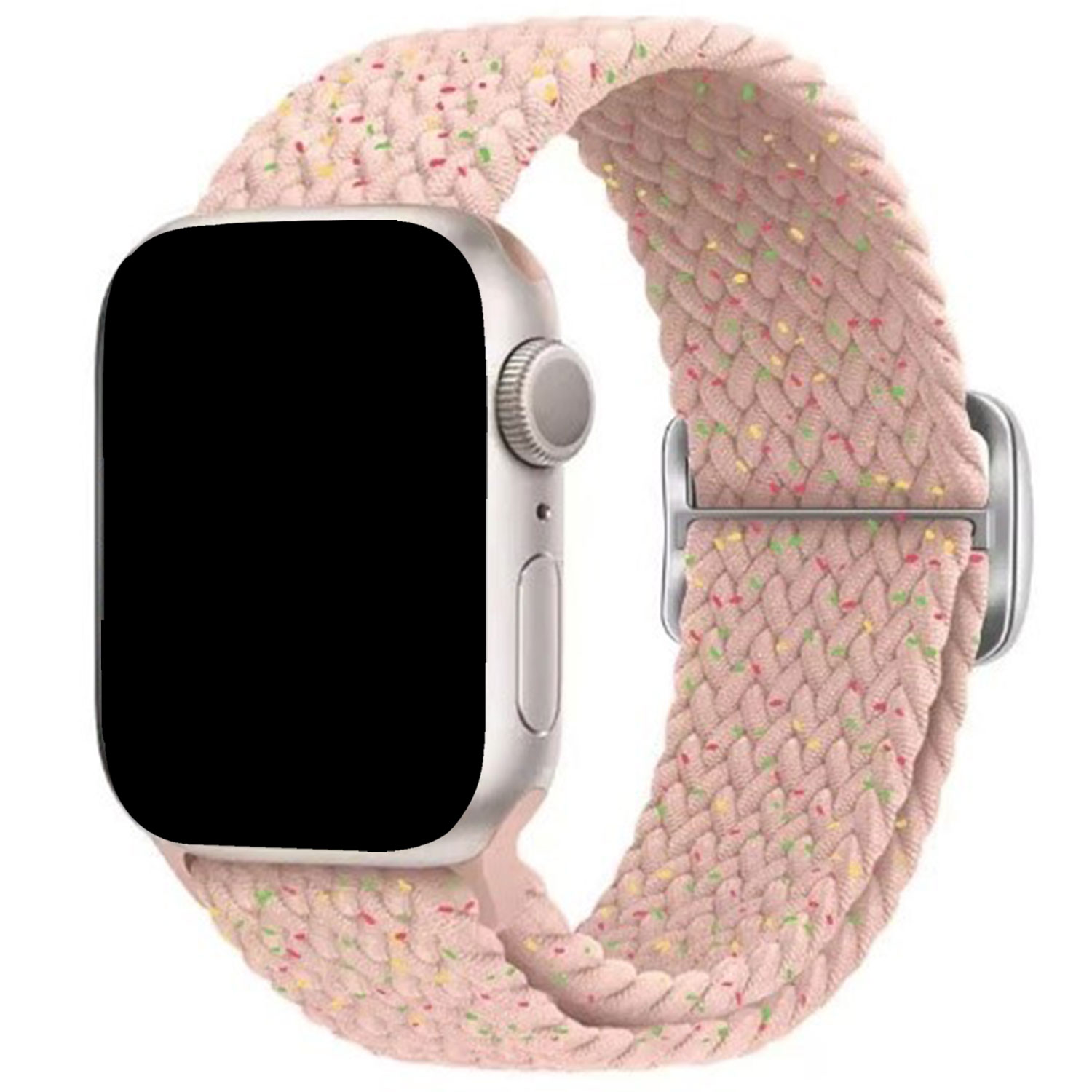 Bracelet à boucle tressée en nylon Weavy Apple Watch