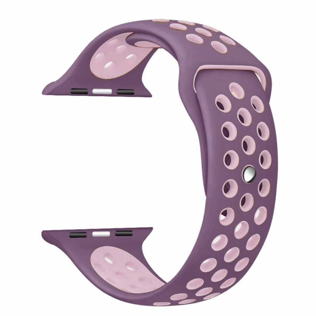Bracelet sport double Apple Watch - rose violet