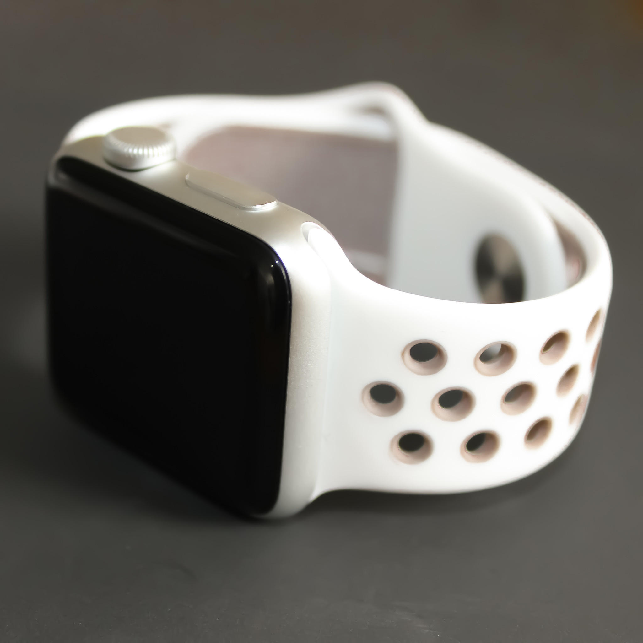Bracelet sport double Apple Watch - blanc lavande