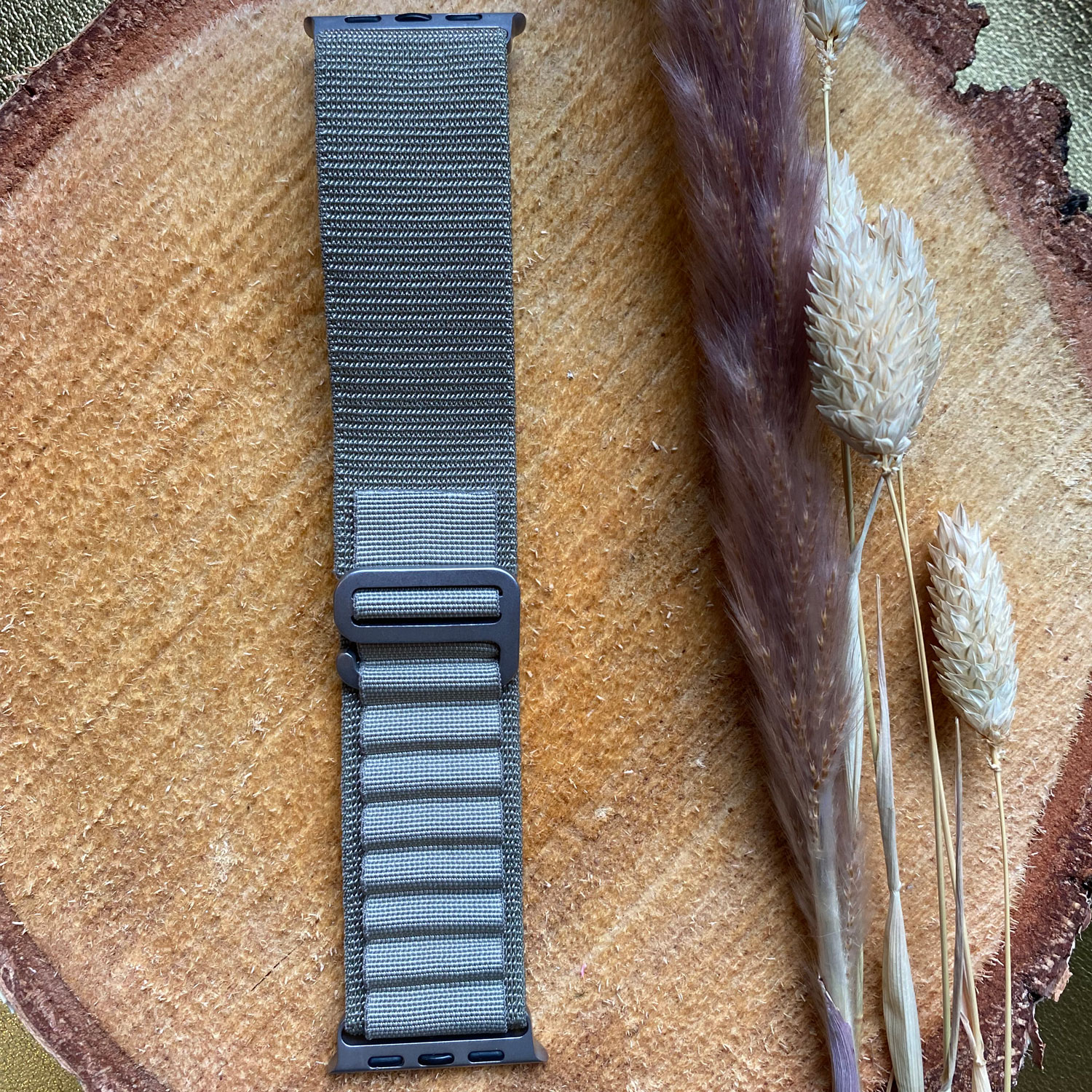 Bracelet Alpine en nylon Apple Watch - olive