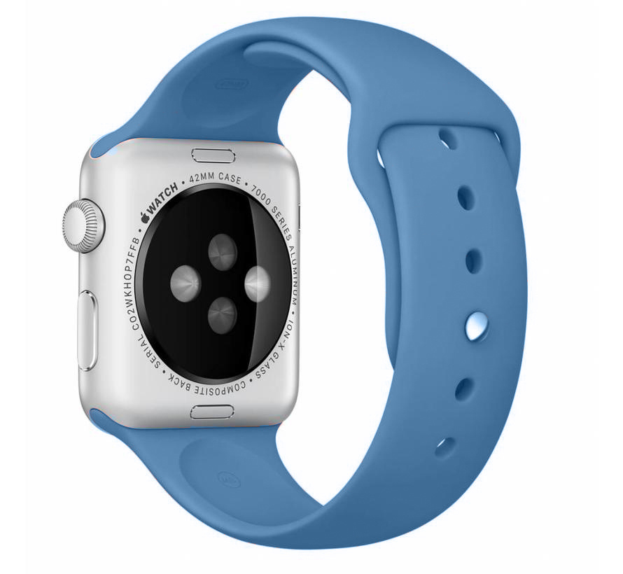 Bracelet sport Apple Watch - bleu denim
