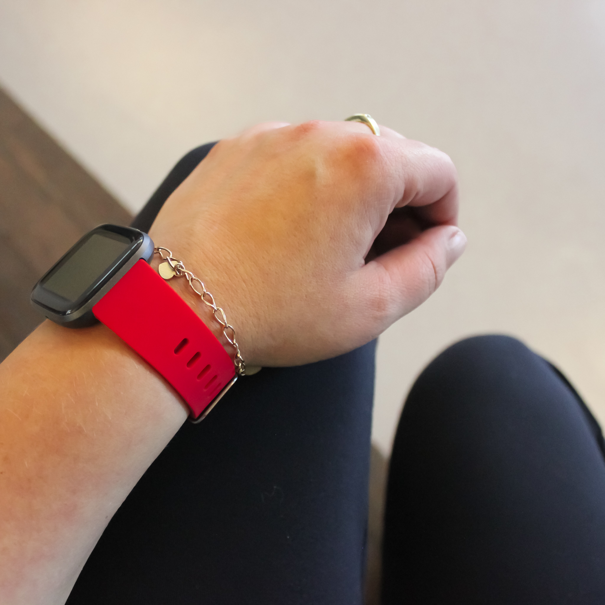 Bracelet sport Fitbit Versa - rouge