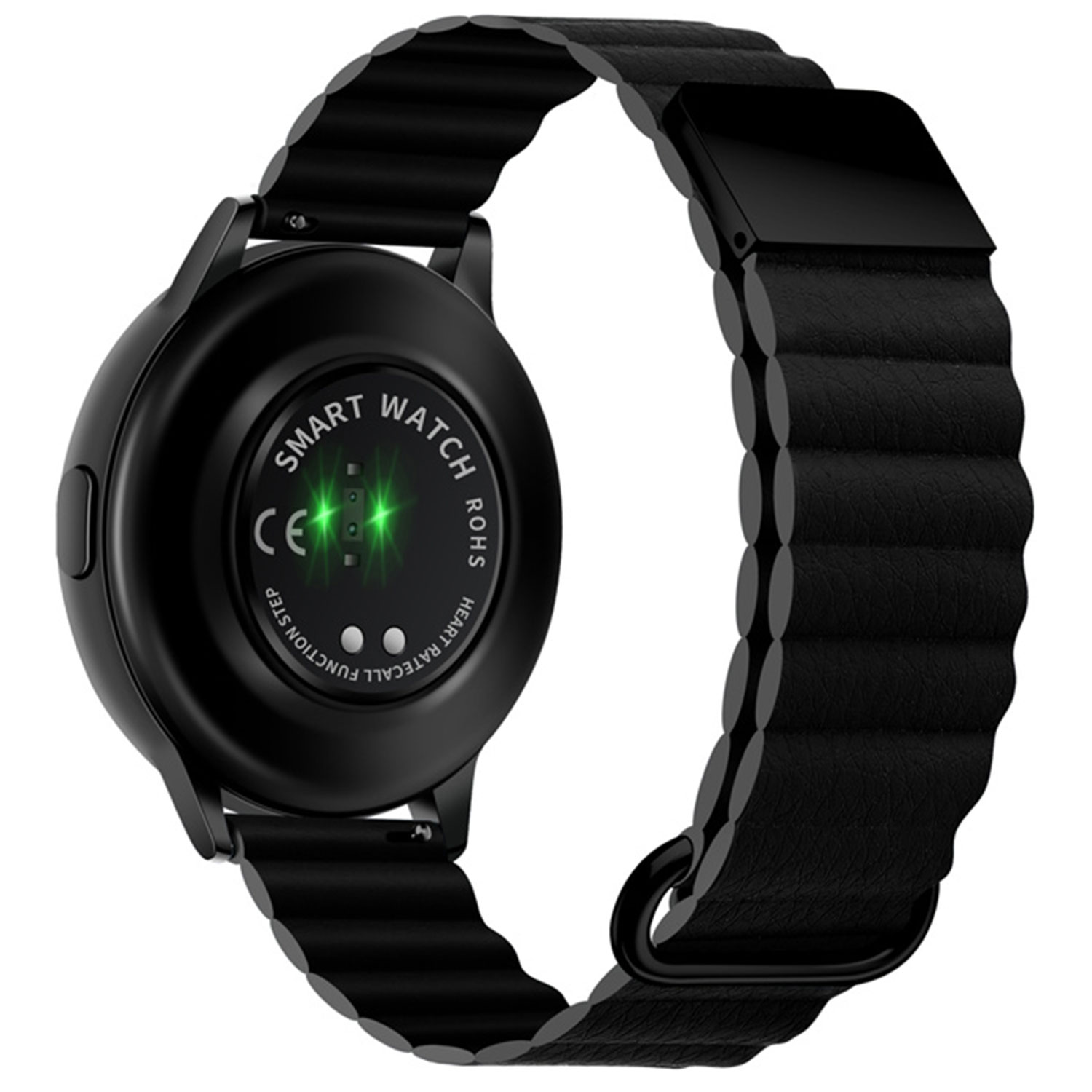 Bracelet en cuir magnétique Samsung Galaxy Watch 6 - noir