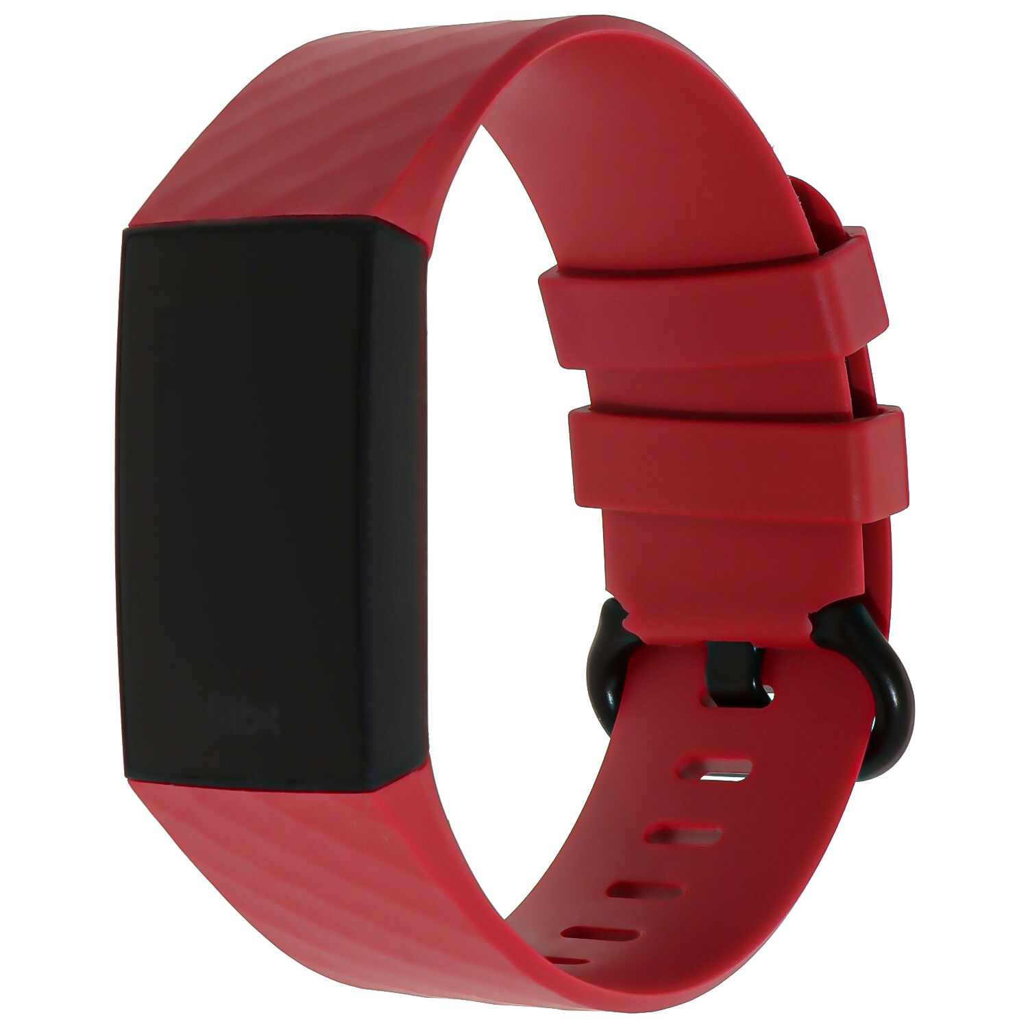 Bracelet sport gaufré Fitbit Charge 3 & 4 - rouge