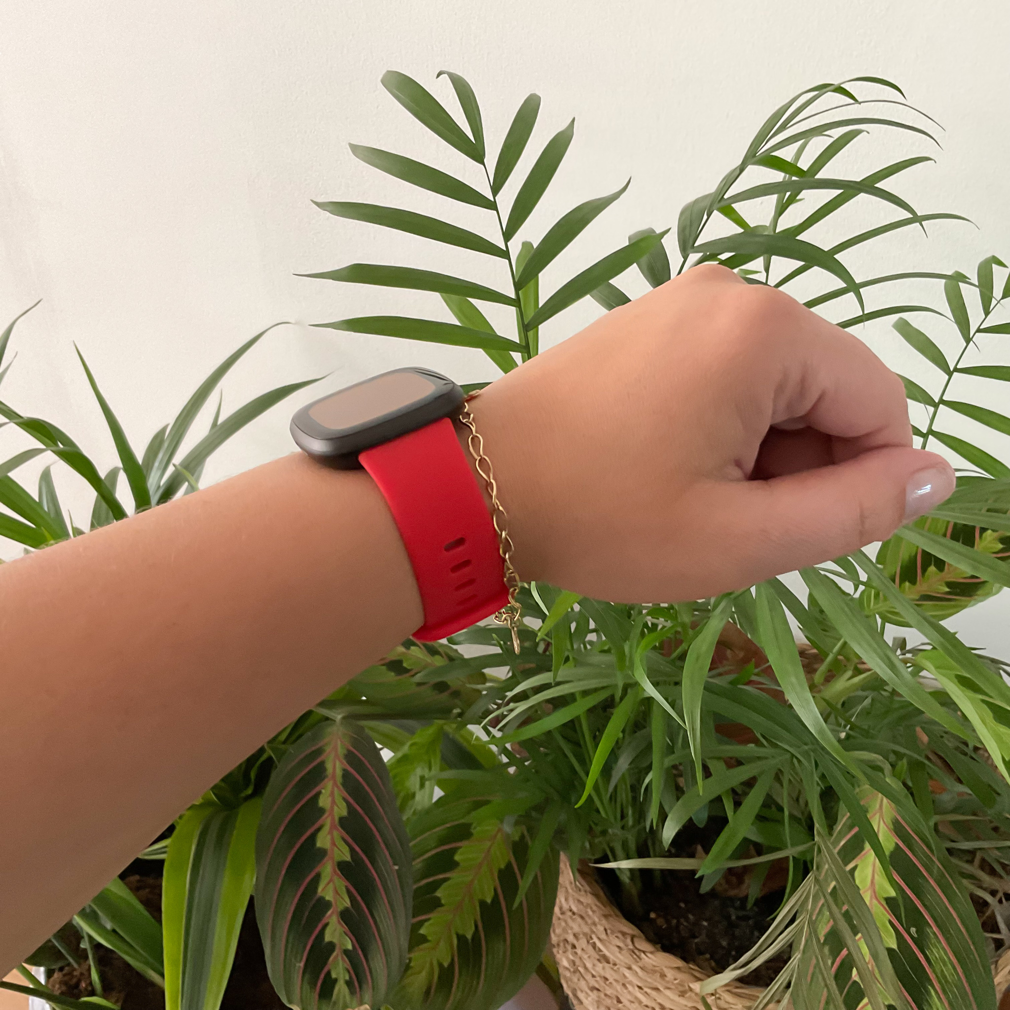 Bracelet sport Fitbit Versa 3 / Sense - rouge