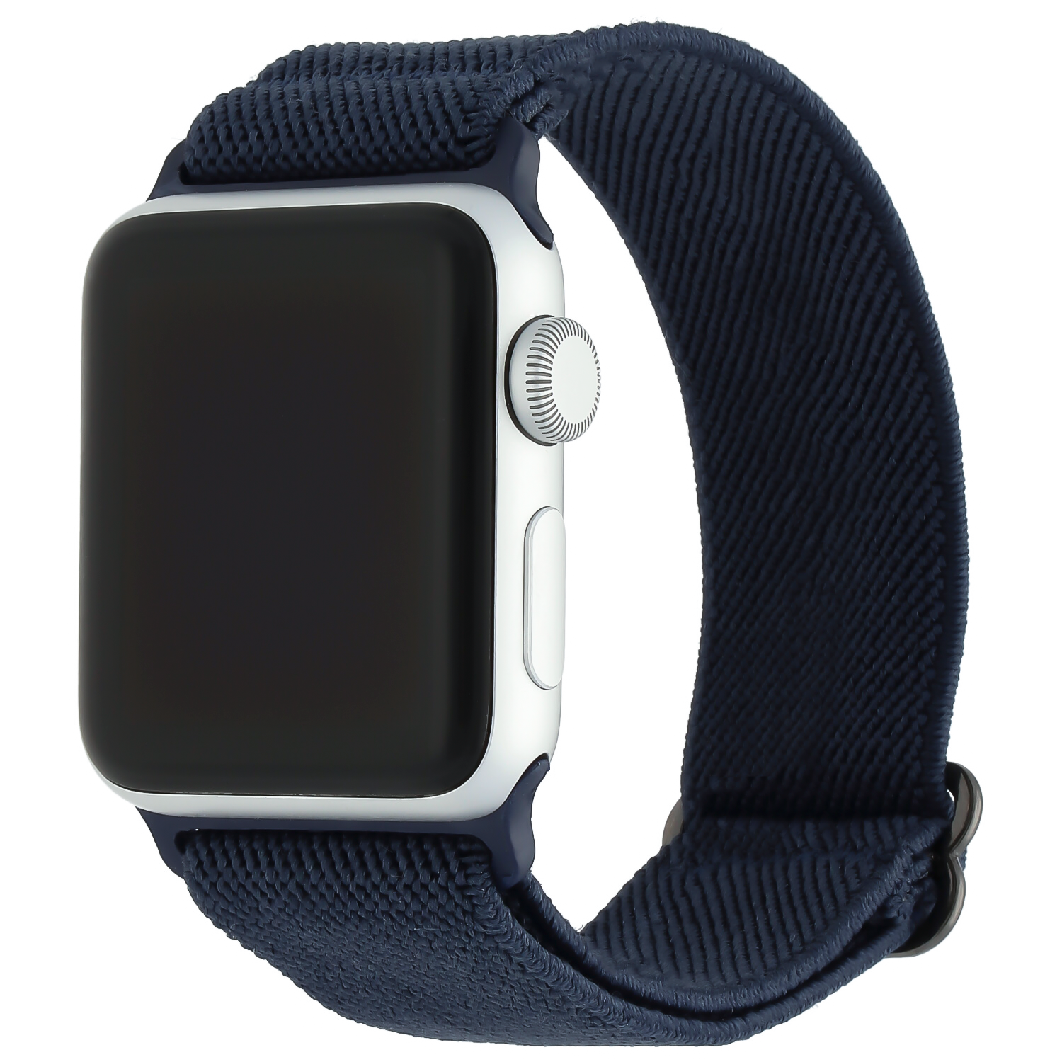 Bracelet boucle solo en nylon Apple Watch - minuit