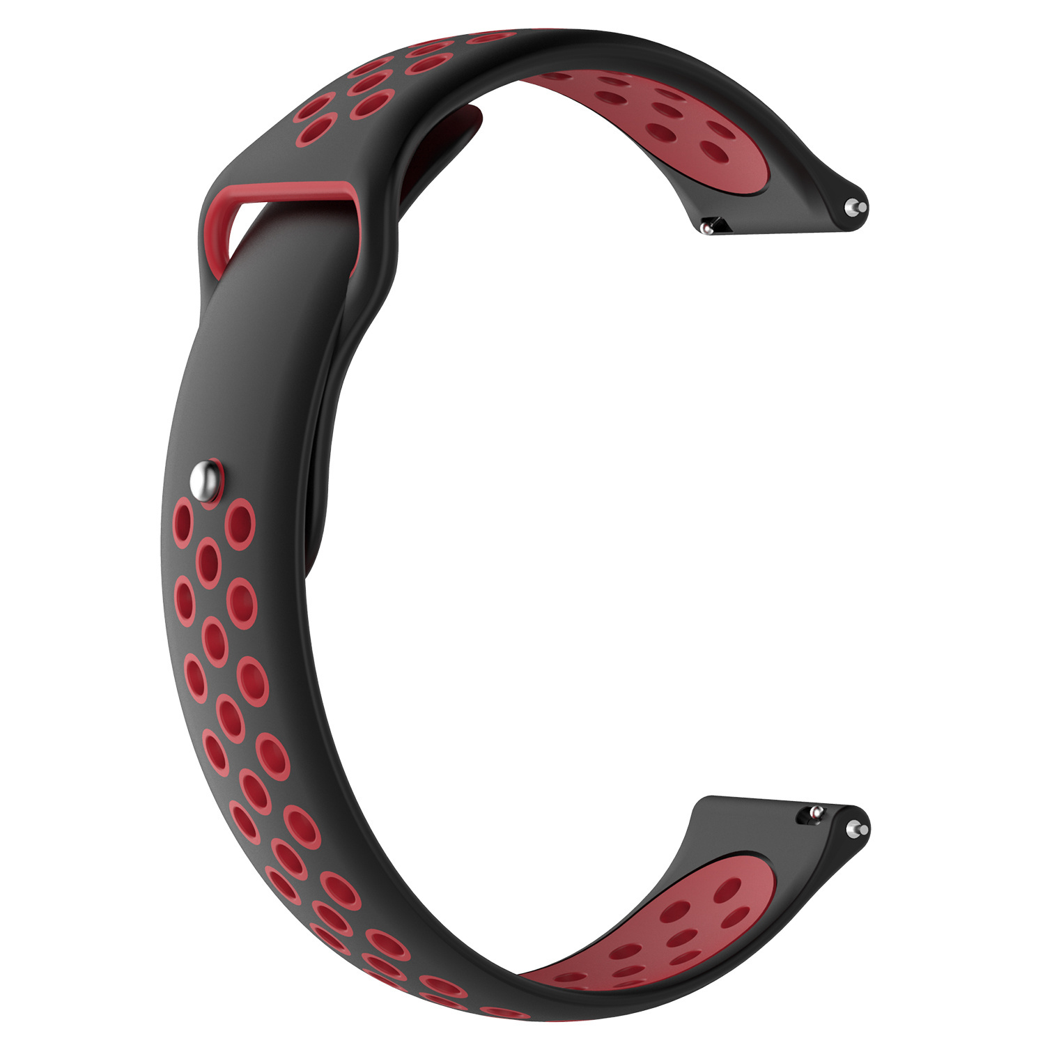 Bracelet sport double Huawei Watch GT - noir rouge