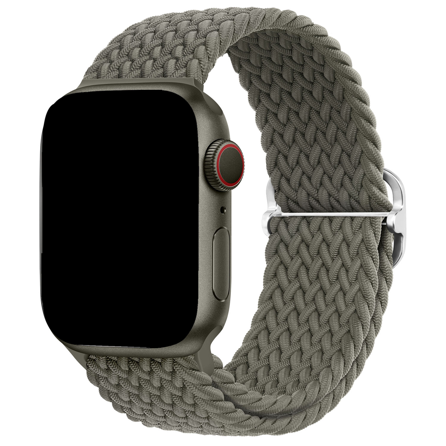 Bracelet à boucle tressée en nylon Weavy Apple Watch